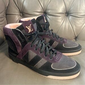 Louis Vuitton Suede High Top Sneaker Shoes 7.5 -8 Men’s / 9.5 - 10 Women’s